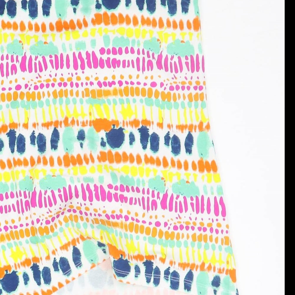 Matalan Womens Multicoloured A-Line Skirt Size 12