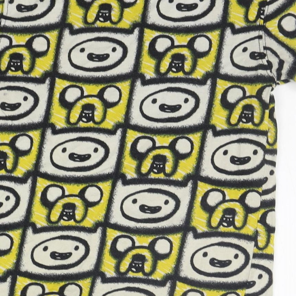 George Boys Yellow Geometric Basic T-Shirt Size 5-6 Years