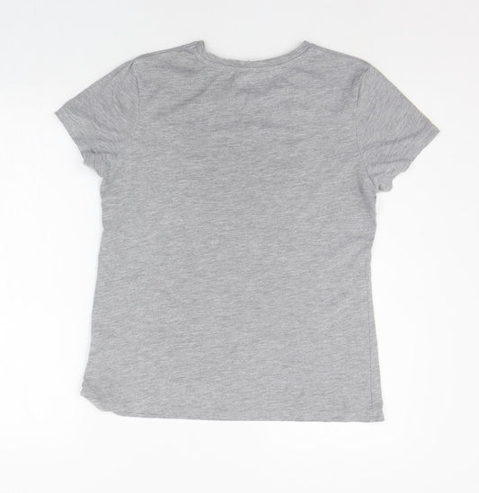 Peacocks Womens Grey Basic Polo Size 10