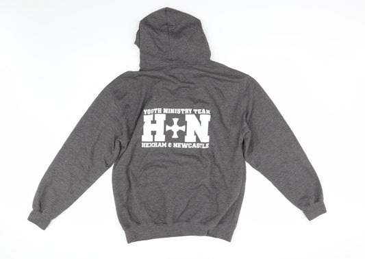 AWD Womens Grey Pullover Hoodie Size M - Youth Ministry