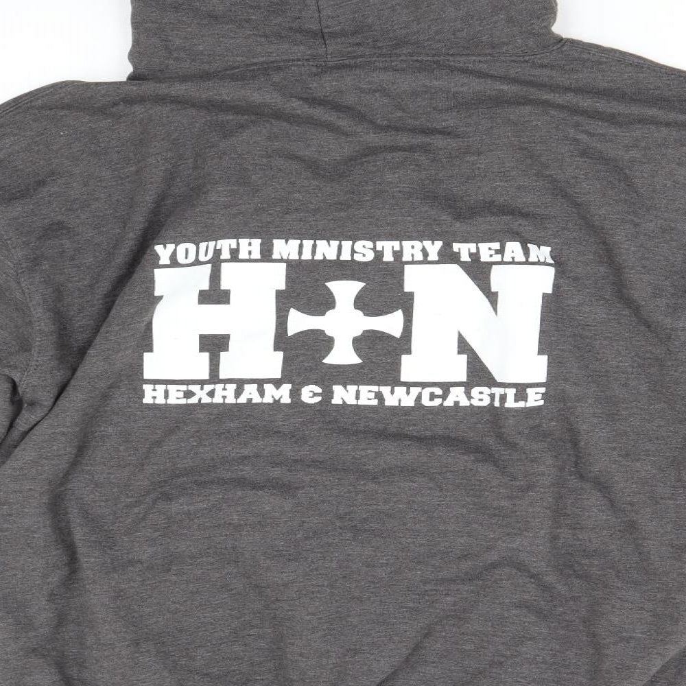 AWD Womens Grey Pullover Hoodie Size M - Youth Ministry