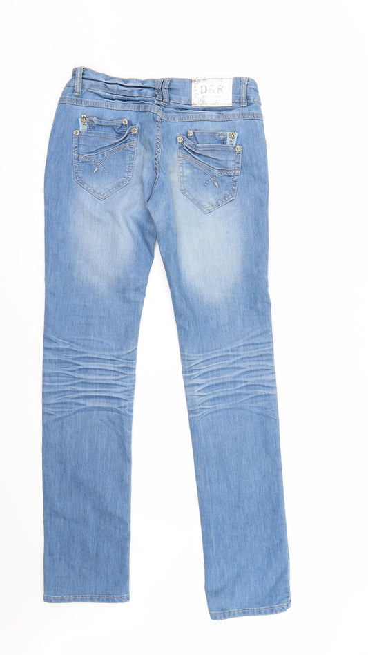 Dolce & Rose Womens Blue Denim Skinny Jeans Size 10 L31 in