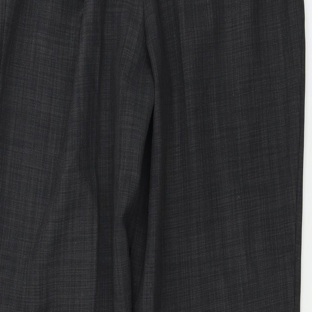 Marks and Spencer Womens Grey Trousers Size 10 L25 in
