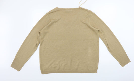 Primark Mens Brown Pullover Jumper Size XL