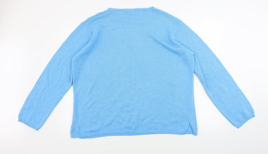 JOIE DE VIURE Mens Blue Pullover Jumper Size XL