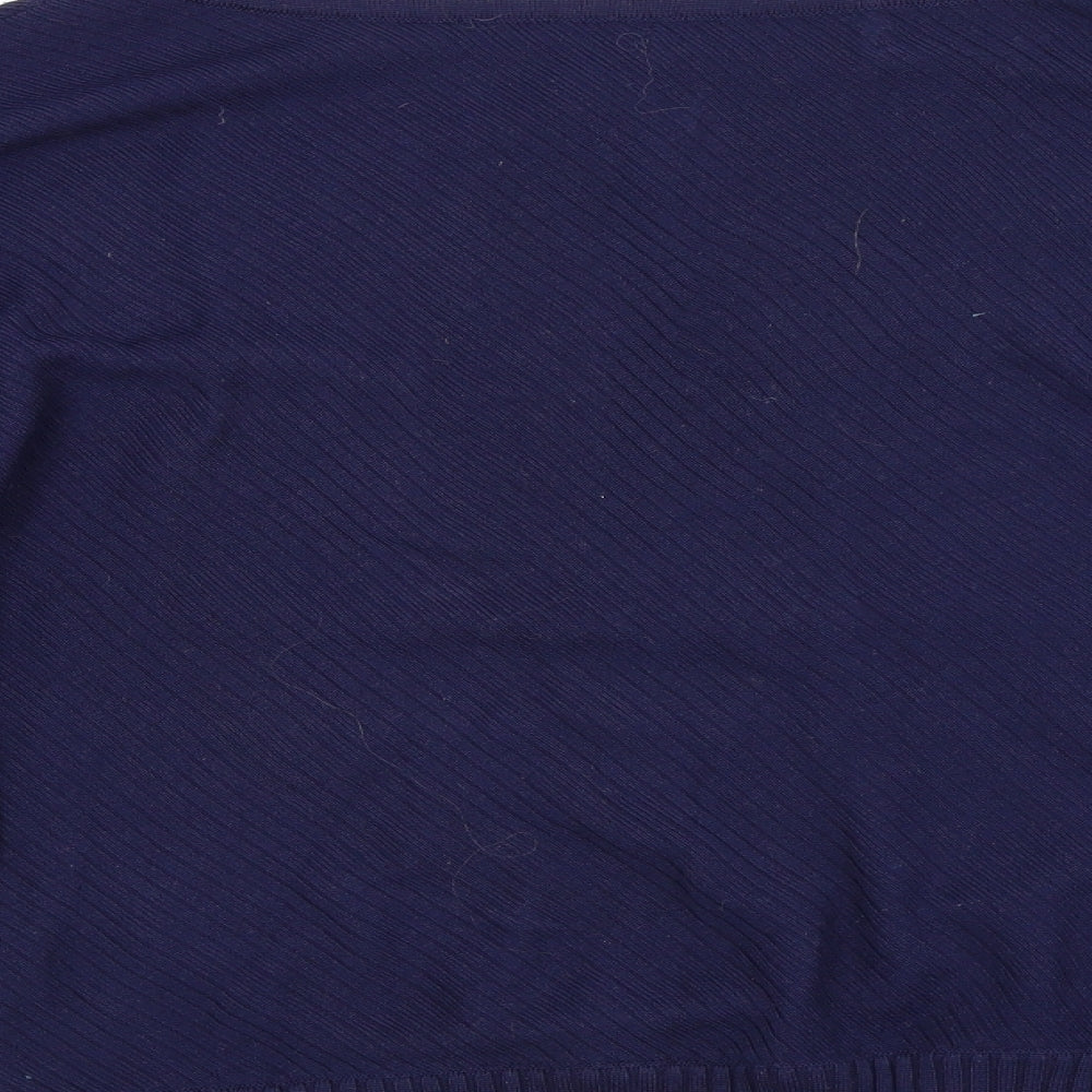 Yoins Womens Blue Pullover Jumper Size M