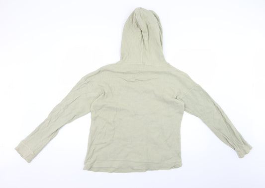 Missguided Womens Green Pullover Hoodie Size 10