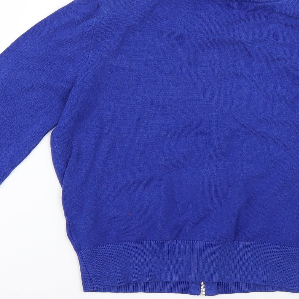 redherring Womens Blue Full Zip Jumper Size 8
