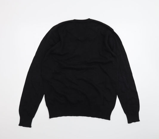 Monitor Mens Black T-Shirt Size M