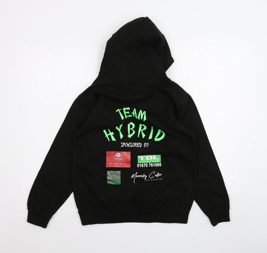 AWD Boys Black Pullover Hoodie Size 12-13 Years