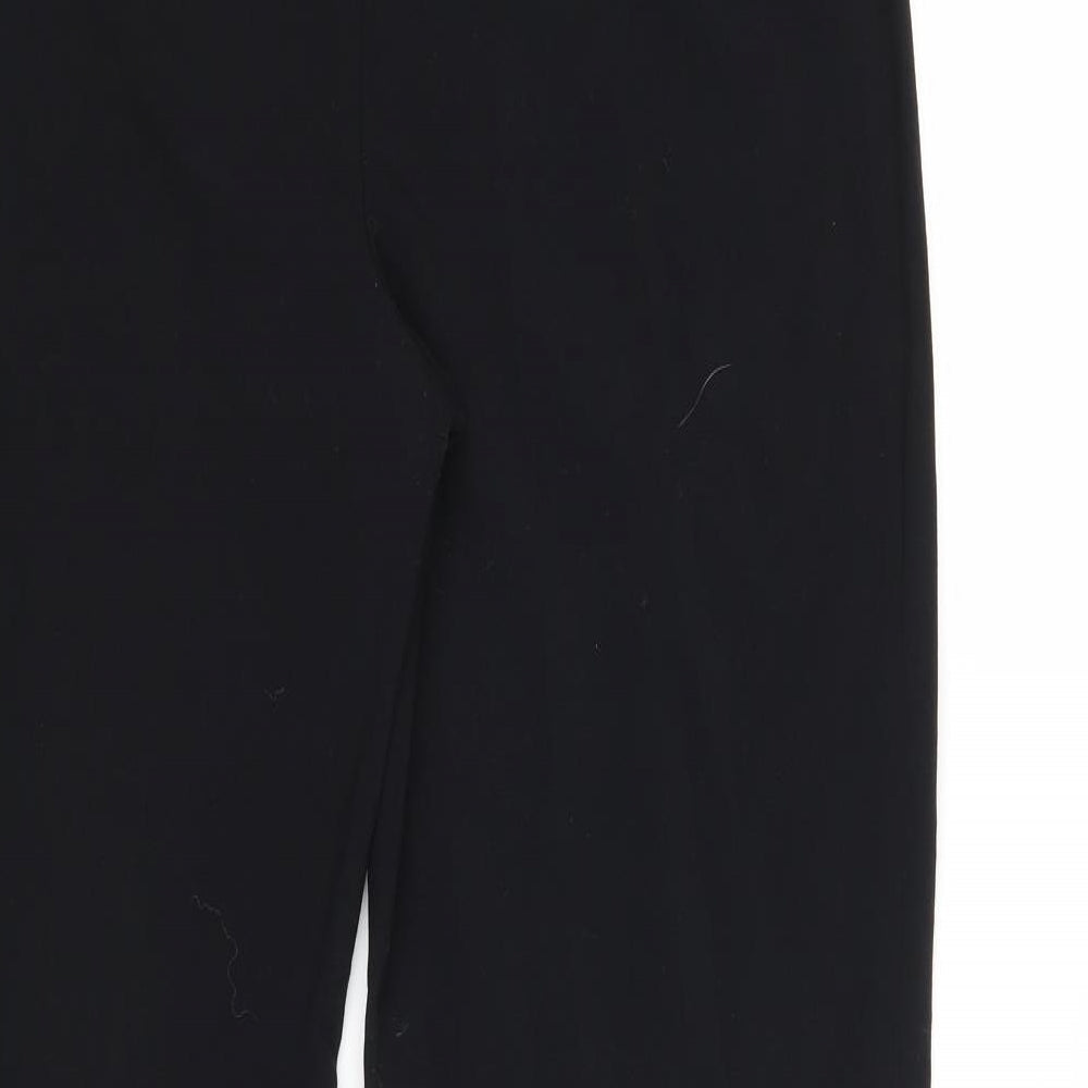 M&S Womens Black Dress Pants Trousers Size 14 L30 in