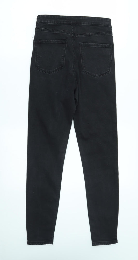 denim co Womens Black Straight Jeans Size 12 L26 in