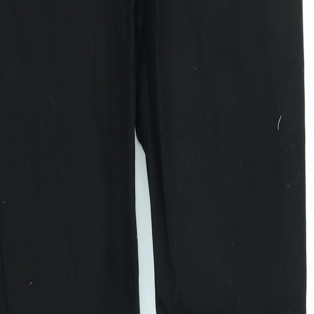 Brand and care label for denim co women’s black skinny jeans, size UK 8, 30-inch leg
