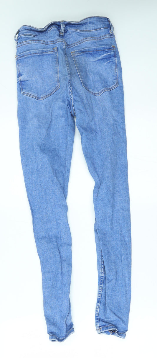 Denim co Womens Blue Skinny Jeans Size 6 L26 in