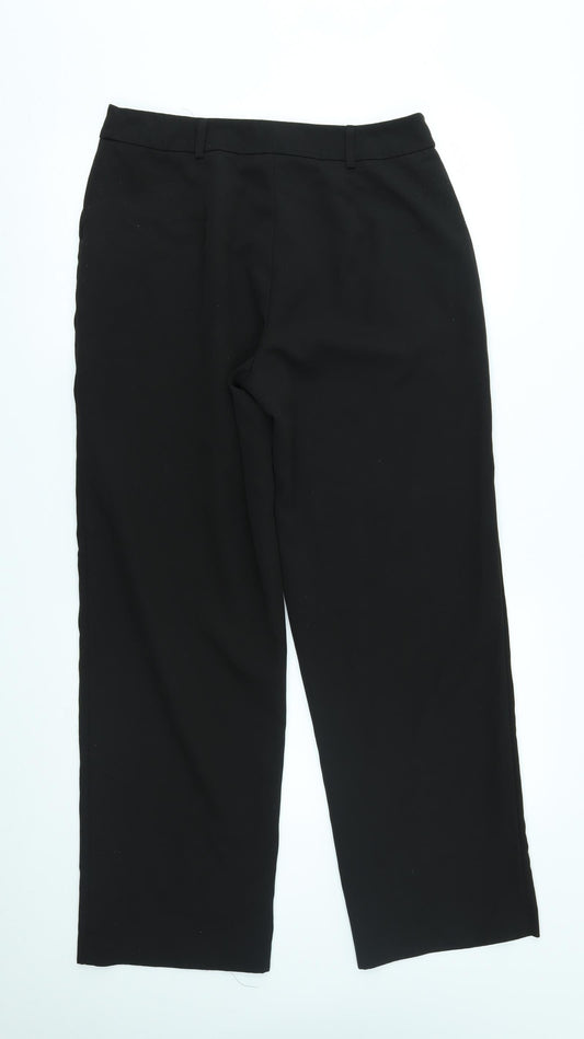 New Look Womens Black Suit Trousers Size 12