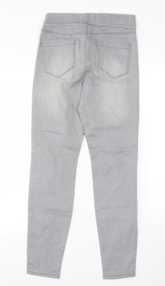 Pep & Co Womens Grey Jegging Jeans Size 6 L28 in