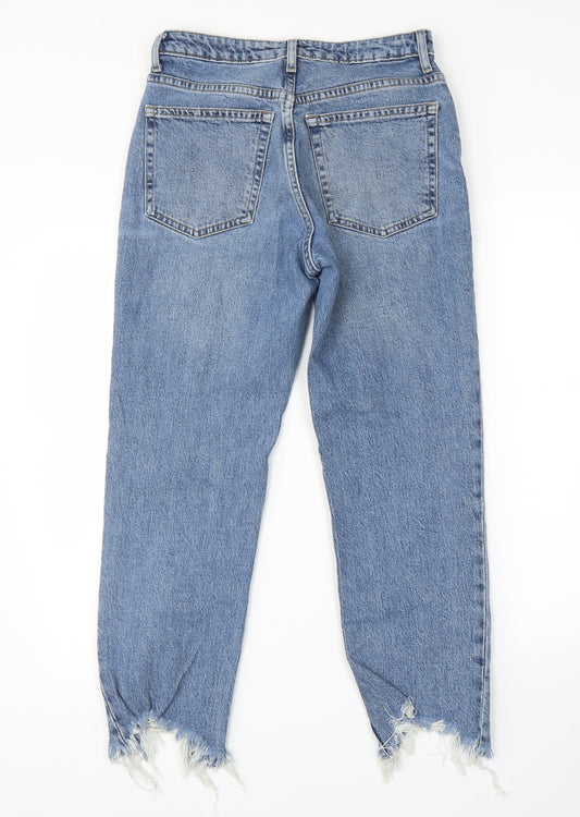 Topshop Womens Blue Straight Jeans Size 28 in L26 in