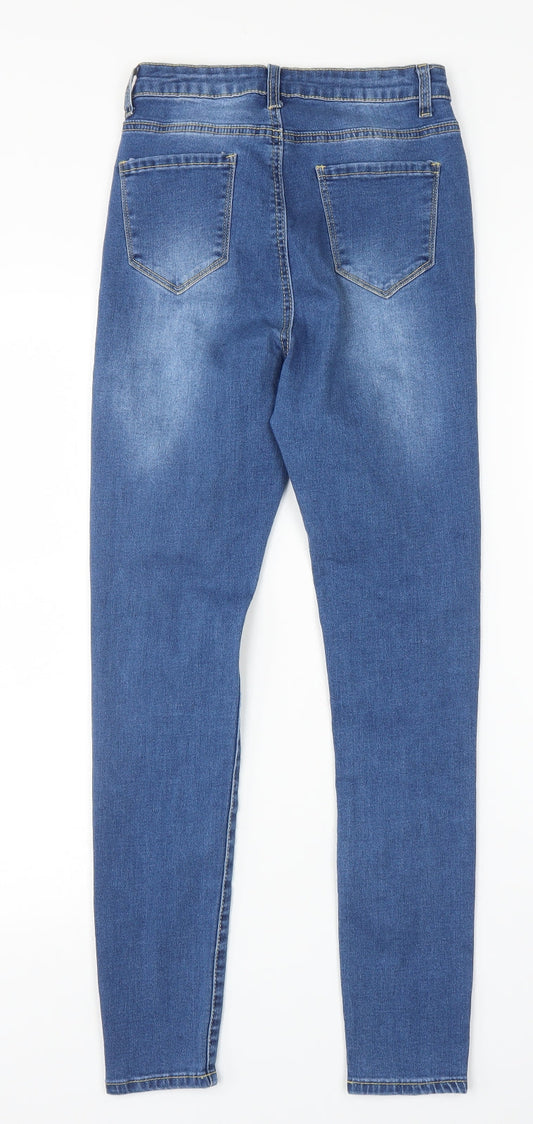 SheIn Womens Blue Skinny Jeans Size XS L27 in