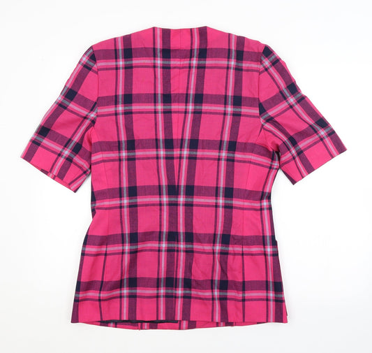 Preworn Womens Pink Check Jacket