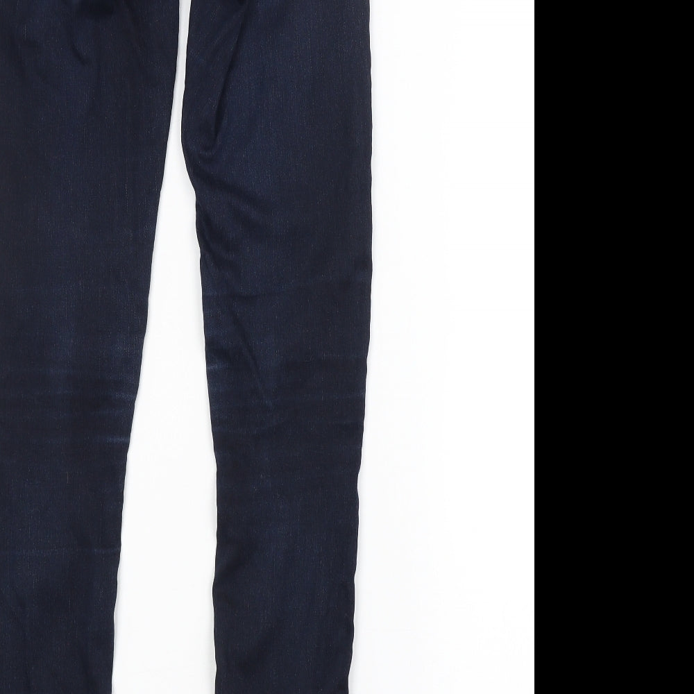 Topshop Womens Blue Skinny Jeans Size 26 in L32 in