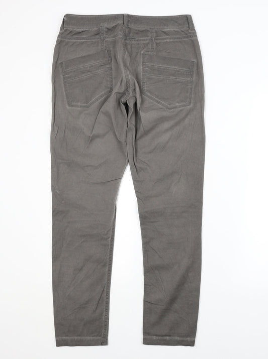 Preworn Womens Grey Straight Jeans Size 6 L29 in