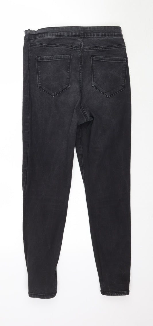 Denim Co. Womens Black Denim Skinny Jeans Size 14 L26 in