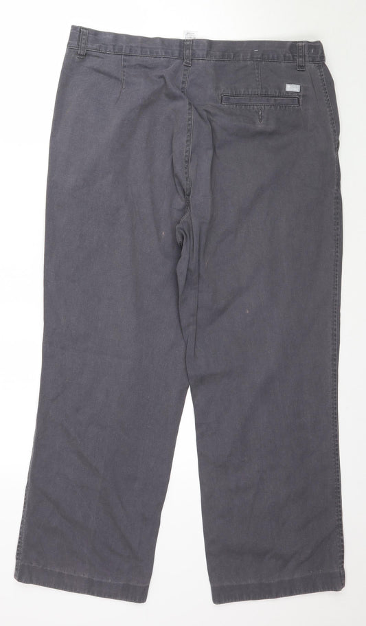 Marks and Spencer Womens Grey Denim Straight Jeans Size 36 L27 in