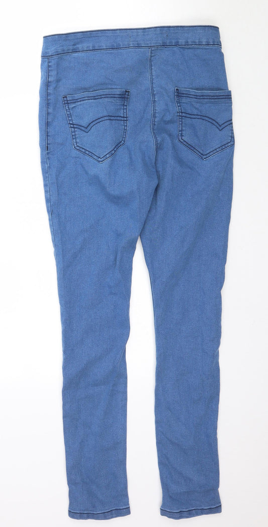 Impreshunz Womens Blue Denim Skinny Jeans Size M L29 in