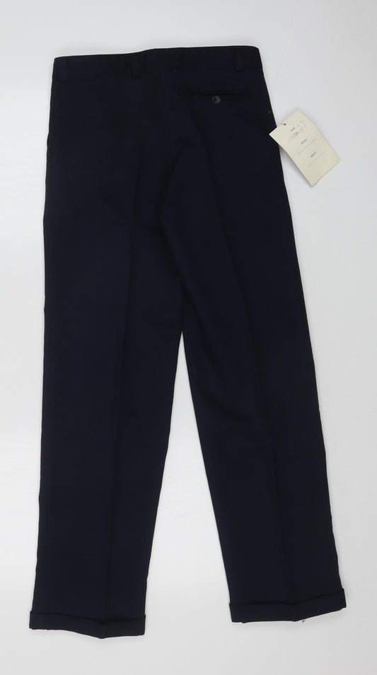 Black Panther Mens Blue Dress Pants Trousers Size 27 L28 in