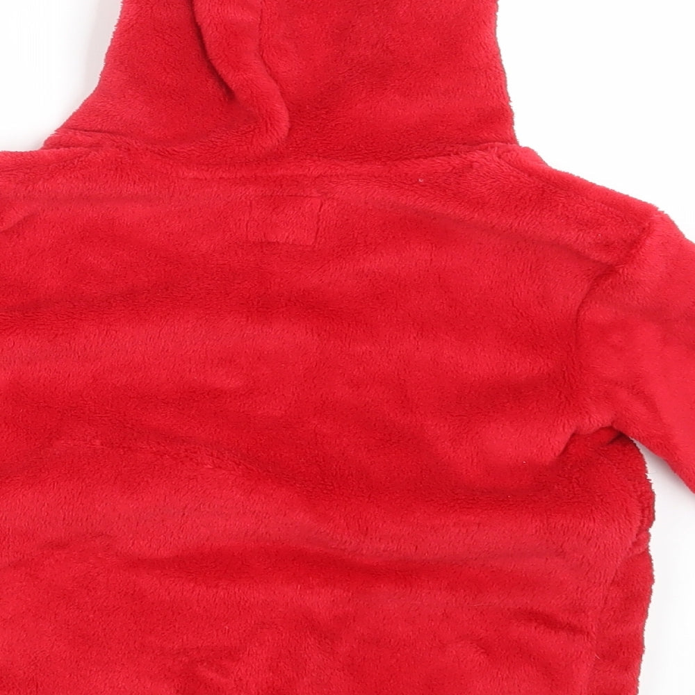 Brand and care label for Primark Baby Red Solid Babydoll Robe, size 12-18, Months