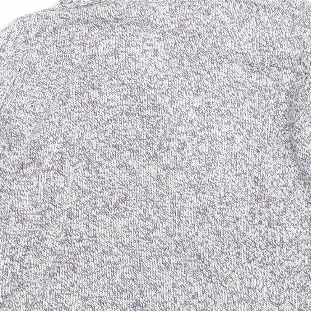 Damart Womens Purple Cardigan Jumper Size 10