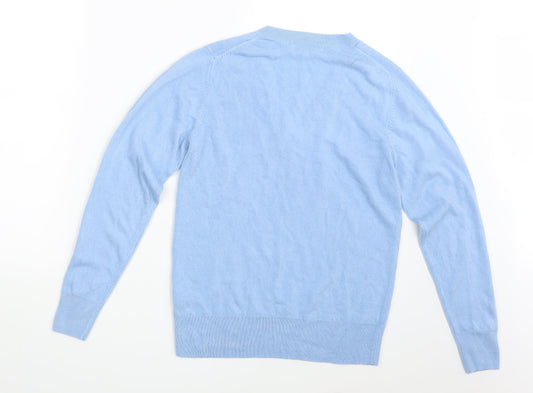 Very Womens Blue Pullover Sweatshirt Size 10
