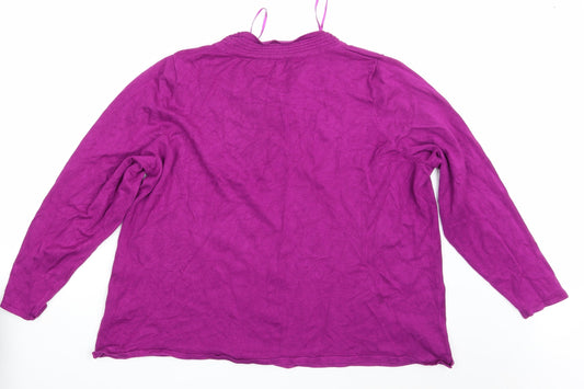 Preworn Womens Purple Pullover Sweatshirt Size XL