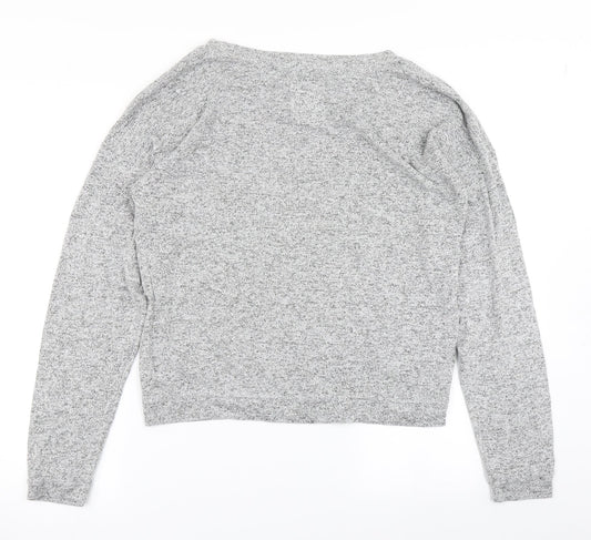 Boux Avenue Womens Grey Basic T-Shirt Size 10