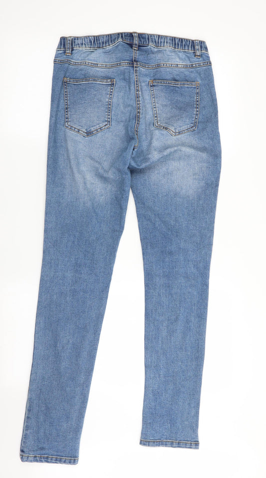 up fashion Womens Blue Skinny Jeans Size 8 L32 in - Stretch waistband
