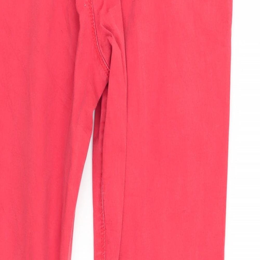 Pull&Bear Womens Red Chino Trousers Size 38 L28 in