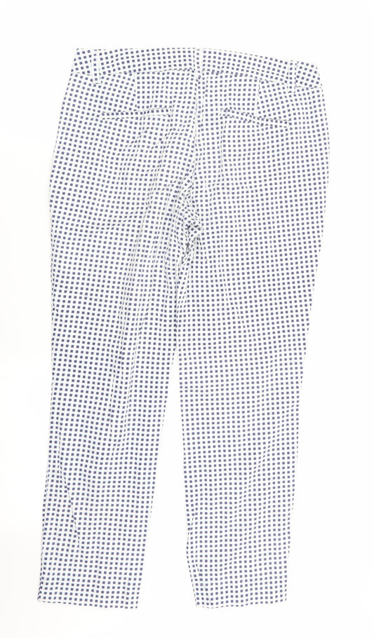 mohito collection Womens Multicoloured Check Trousers Size 8 L26 in