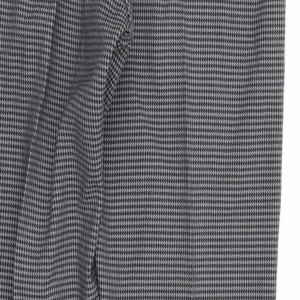 Brand and care label for Only women’s multicoloured herringbone trousers, size UK 30, in, 30-inch leg