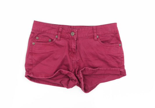 johnnie b Womens Red Chino Shorts Size 26 in