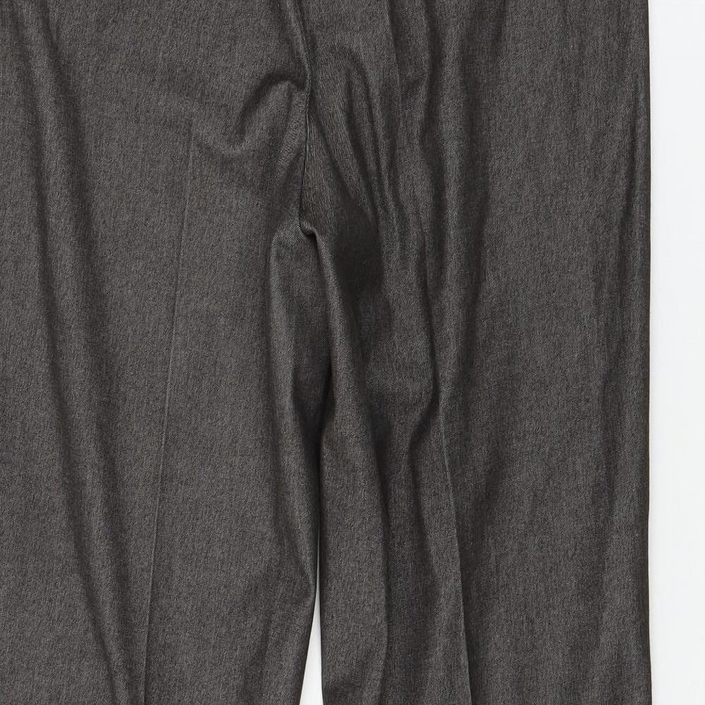 Marks and Spencer Womens Grey Trousers Size 14 L30 in