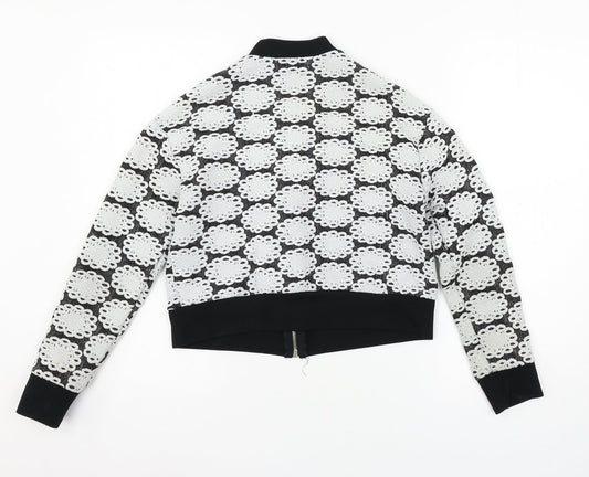 Koopai Womens Black Jersey Jacket Size S