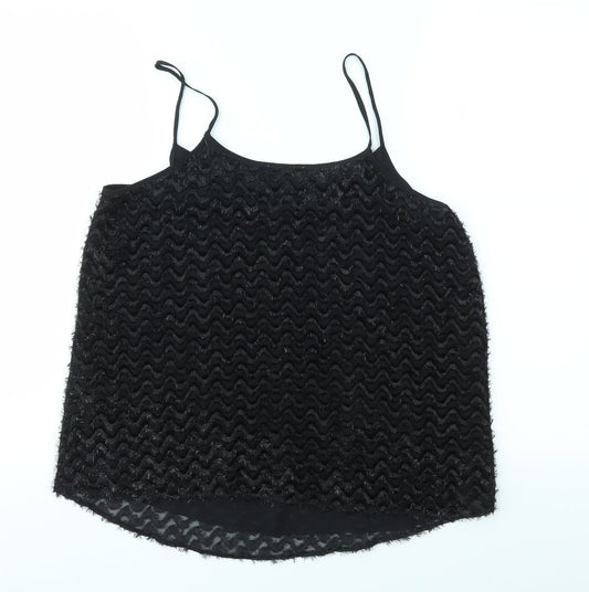 Matalan Womens Black Basic T-Shirt Size 10