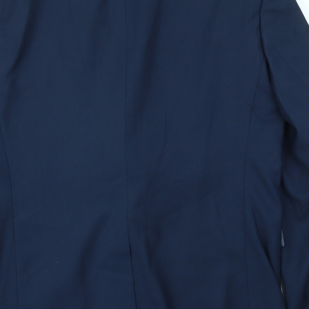 Cedar Wood State Mens Blue Jacket Blazer Size 42