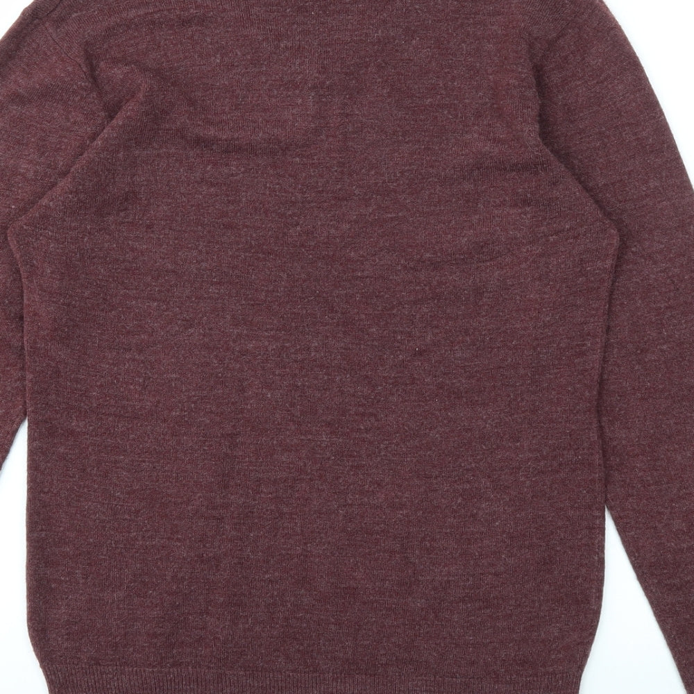 Cedar Wood State Mens Red Pullover Sweatshirt Size XS