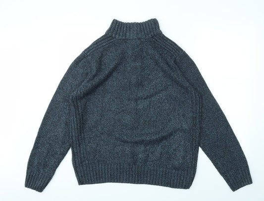 George Mens Blue Pullover Sweatshirt Size L