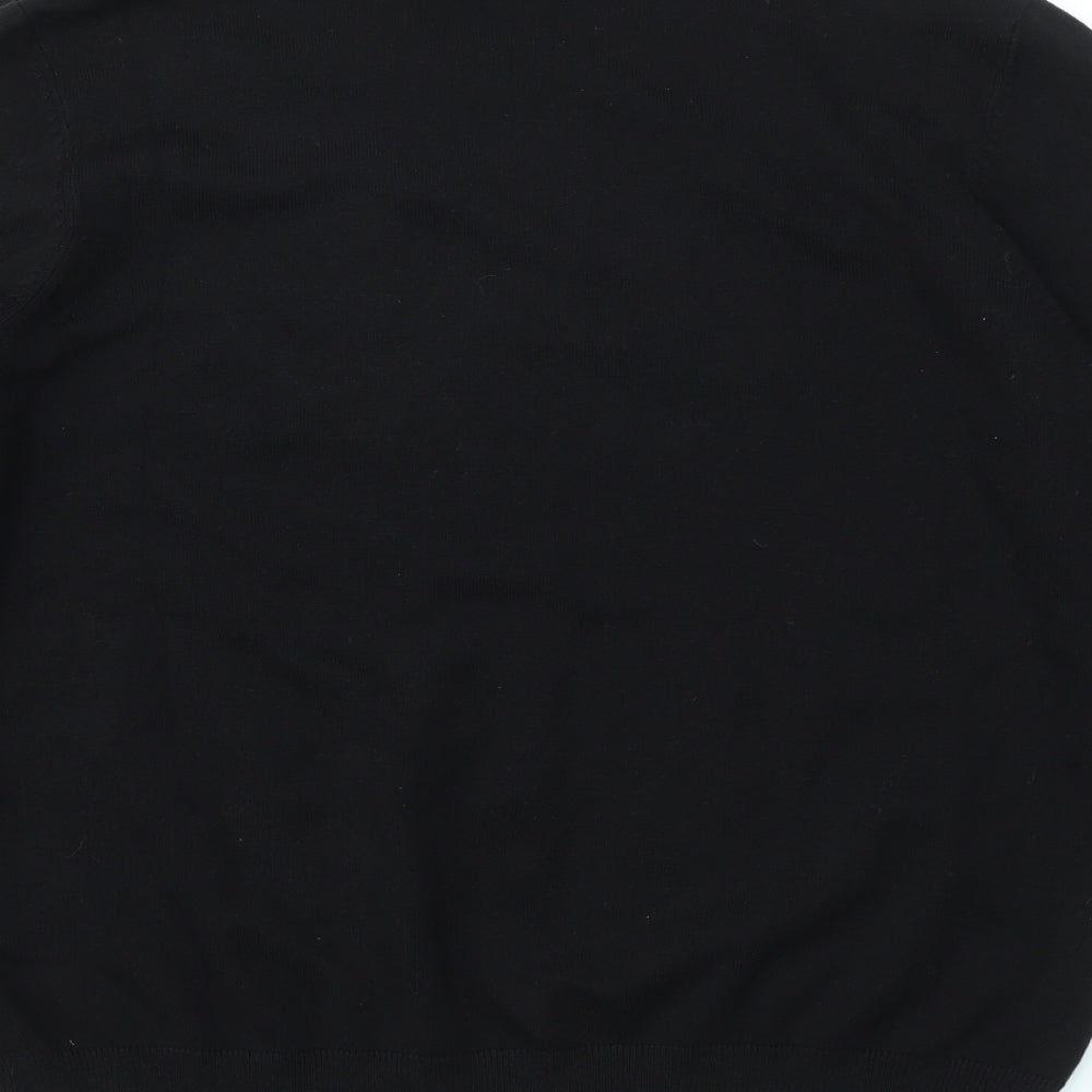 H&M Womens Black Pullover Jumper Size L