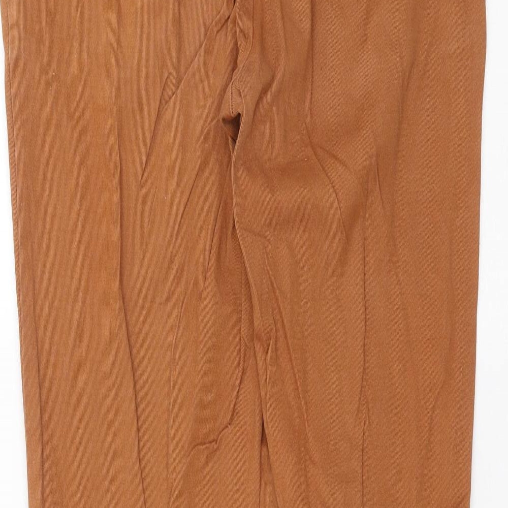 NEXT Womens Brown Trousers Size 8 L25 in