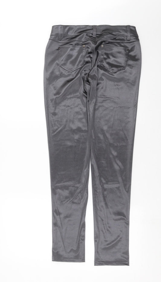 Denim Club Womens Grey Trousers Size 10 L30 in