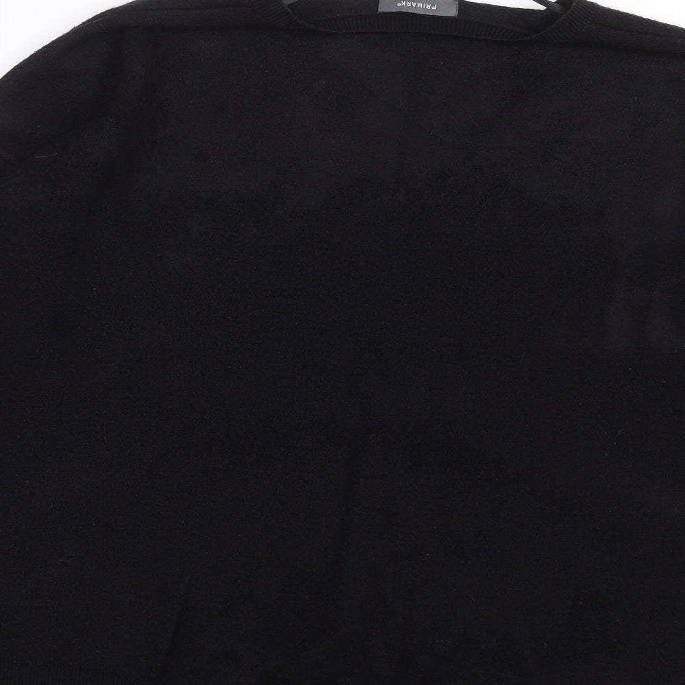 Primark Womens Black Knit Pullover Jumper Size L
