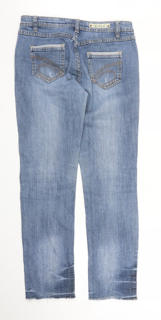 Rip Curls Womens Blue Denim Straight Jeans Size 29 in L29 in